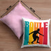 Boule Kissen mit Füllung 40x40 für Boule-Spieler als Geschenkidee Spruch (Grau) Rosa Trendation