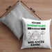 Bandmitglied Geschenk Kissen mit Füllung 40x40 Lustiger Spruch Ich Bin Bandmitglied Warum Weil Ich Es Kann Geschenkidee Bester Bandmitglied Geburtstag (Grau) Grau Trendation