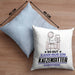Katzensitter Geschenk Kissen mit Füllung 40x40 So Gut Kann Nur Ein Katzensitter Aussehen Geschenkidee (Grau) Blau Trendation
