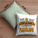 Fliesenleger Kissen mit Füllung 40x40 Geschenk Spruch Geschenkidee Sehr Geehrte Damen und Herren Fliesenleger (Grau) Grün Trendation