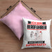 Bergführer Kissen mit Füllung 40x40 Geschenk für Bergführer Geburtstag Lustiger Spruch Was Ist Deine Superkraft (Grau) Rosa Trendation