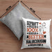 Halbcousin Geschenk Lustiger Spruch für Halbcousin Geschenkidee Bester Halbcousin Der WeltKissen mit Füllung 40x40 (Grau) Grau Trendation