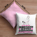 Hundegassi-Service Geschenk Kissen mit Füllung 40x40 Ich Bin Hundegassi-Service Aber Sag Doch Einfach Superheld Lustige Geschenkdiee für Hundegassi-Service (Grau) Rosa Trendation
