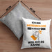 Meeresbiologe Geschenk Kissen mit Füllung 40x40 Lustiger Spruch Ich Bin Meeresbiologe Warum Weil Ich Es Kann Geschenkidee Bester Meeresbiologe Geburtstag (Grau) Grau Trendation