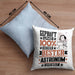 Astronom Geschenk Lustiger Spruch für Astronom Geschenkidee Bester Astronom Der WeltKissen mit Füllung 40x40 (Grau) Blau Trendation