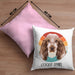 Cocker Spaniel Besitzer Kissen mit Füllung 40x40 Geschenk Lustiger Spruch Geschenkidee Cocker Spaniel Mama Papa (Grau) Rosa Trendation