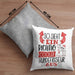 Hundefriseur Kissen mit Füllung 40x40 So Sieht Ein Richtig Cooler Hundefriseur Aus Geschenk Lustiger Spruch Geschenkidee (Grau) Grau Trendation