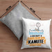 Kanute Geschenk Kissen mit Füllung 40x40 So Gut Kann Nur Ein Kanute Aussehen Geschenkidee (Grau) Grau Trendation