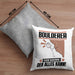 Boulderer Kissen mit Füllung 40x40 Geschenk für Boulderer Der Mann Der Alles Kann Geschenkidee zum Geburtstag (Grau) Grau Trendation