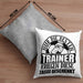 Trainer Geschenk Kissen mit Füllung 40x40 Nur Die Besten Trainer Kriegen Diese Kissen mit Füllung 40x40 Geschenkt Fußball Basketball Eis-Hockey Trainer Geschenkidee (Grau) Grau Trendation