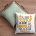 Psychologe Kissen mit Füllung 40x40 Geschenk So Sieht Ein RIchtig Cooler Psychologe Aus Geschenkidee Lustiger Spruch Geburtstag (Grau) Grün Trendation