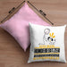 Hundebesitzer Geschenk Kissen mit Füllung 40x40 Ich Bin Hundebesitzer Aber Sag Doch Einfach Superheld Lustige Geschenkdiee für Hundebesitzer (Grau) Rosa Trendation