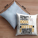 Squash-Spieler Geschenk Lustiger Spruch für Squash-Spieler Geschenkidee Bester Squash-Spieler Der WeltKissen mit Füllung 40x40 (Grau) Blau Trendation