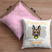 Schäferhund Besitzer Kissen mit Füllung 40x40 Geschenk Lustiger Spruch Geschenkidee Besitzerin Ich Bin Nicht toll Aber Mein Schäferhund Ist Es (Grau) Rosa Trendation