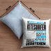 Kitesurfer Geschenk Kaffee-Kissen mit Füllung 40x40 Geschenkidee für Kitesurfer Ich Bin Kitesurfer Ich Kann Es Dir Erklären Jedoch Nicht Für Dich Verstehen Spruch Lustig (Grau) Blau Trendation