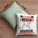 Boxer Kissen mit Füllung 40x40 Geschenk für Boxer Geburtstag Lustiger Spruch Was Ist Deine Superkraft (Grau) Grün Trendation