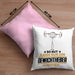 Gewichtheber Geschenk Kissen mit Füllung 40x40 So Gut Kann Nur Ein Gewichtheber Aussehen Geschenkidee (Grau) Rosa Trendation