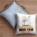 Indie-Fan Geschenk Kissen mit Füllung 40x40 So Gut Kann Nur Ein Indie-Fan Aussehen Geschenkidee (Grau) Blau Trendation