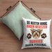 Yorkie Besitzer Kissen mit Füllung 40x40 Geschenk Lustiger Spruch Geschenkidee Besitzerin Yorkie Haben Personal (Grau) Grün Trendation