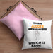 Jogger Geschenk Kissen mit Füllung 40x40 Lustiger Spruch Ich Bin Jogger Warum Weil Ich Es Kann Geschenkidee Bester Jogger Geburtstag (Grau) Rosa Trendation