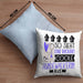Hundewalkerin Geschenk Kissen mit Füllung 40x40 Lustig Geschenkidee für Hundewalkerin Geburtstag So Sieht Eine Richtig Coole Hundewalkerin Aus Frauen Spruch (Grau) Blau Trendation