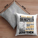 Curlingspieler Geschenk Kaffee-Kissen mit Füllung 40x40 Geschenkidee für Curlingspieler Ich Bin Curlingspieler Ich Kann Es Dir Erklären Jedoch Nicht Für Dich Verstehen Spruch Lustig (Grau) Grau Trendation