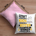 Trampolinspringer Geschenk Lustiger Spruch für Trampolinspringer Geschenkidee Bester Trampolinspringer Der WeltKissen mit Füllung 40x40 (Grau) Rosa Trendation