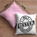 Praktikant Kissen mit Füllung 40x40 Geschenk Lustiger Spruch Welt Bester Praktikant (Grau) Rosa Trendation