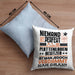 Plattenladenbesitzer Geschenk Kissen mit Füllung 40x40 Lustige Geschenkidee für Plattenladenbesitzer Geburtstag Niemand Ist Perfekt Aber Als Plattenladenbesitzer Ist Man Nah Dran (Grau) Blau Trendation
