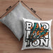 Badminton-Kissen mit Füllung 40x40 Geschenk für Badminton-Spieler Badminton-Trainer (Grau) Grau Trendation