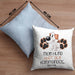 Hundebesitzer Kissen mit Füllung 40x40 Geschenk Mein Hund Hört Auf Kommandos Manchmal Geschenkidee Hunde Mama Frauchen Herrchen (Grau) Blau Trendation