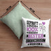 Großcousin Geschenk Lustiger Spruch für Großcousin Geschenkidee Bester Großcousin Der WeltKissen mit Füllung 40x40 (Grau) Grün Trendation