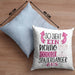 So Sieht Ein Richtig Cooler Spaziergänger Aus Geschenk Kissen mit Füllung 40x40 Lustiger Spruch Geschenkidee (Grau) Blau Trendation