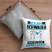 Schwager Kissen mit Füllung 40x40 Geschenk für Schwager Geburtstag Lustiger Spruch Was Ist Deine Superkraft (Grau) Grau Trendation