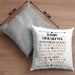 Tierärztin Geschenk Lustiger Spruch Geschenkidee KaffeeKissen mit Füllung 40x40 (Grau) Grau Trendation
