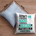 Rätselfan Geschenk Lustiger Spruch für Rätselfan Geschenkidee Bester Rätselfan Der WeltKissen mit Füllung 40x40 (Grau) Blau Trendation