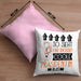 Präsidentin Geschenk Kissen mit Füllung 40x40 Lustig Geschenkidee für Präsidentin Geburtstag So Sieht Eine Richtig Coole Präsidentin Aus Frauen Spruch (Grau) Rosa Trendation
