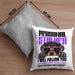 Rottweiler Besitzerin Kissen mit Füllung 40x40 Geschenk Lustiger Spruch Geschenkidee Personal Stalker (Grau) Grau Trendation