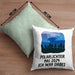Polarlichter 2024 Kissen mit Füllung 40x40 Geschenk Ich War Dabei Polar-Lichter Polarlicht Heute Nochmal Polarlichter Spruch (Grau) Grün Trendation