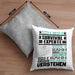 Survival-Experte Geschenk Kaffee-Kissen mit Füllung 40x40 Geschenkidee für Survival-Experte Ich Bin Survival-Experte Ich Kann Es Dir Erklären Jedoch Nicht Für Dich Verstehen Spruch Lustig (Grau) Grau Trendation