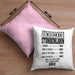 Kissen mit Füllung 40x40 Geschenk für Dachdecker Lustiger Spruch Geschenkidee Männer Dachdecker (Grau) Rosa Trendation