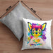 Chihuahua Besitzer Farbe Love Kissen mit Füllung 40x40 Geschenk Lustiger Spruch Geschenkidee Chihuahua Besitzerin (Grau) Grau Trendation
