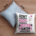 Tänzer Geschenk Lustiger Spruch für Tänzer Geschenkidee Bester Tänzer Der WeltKissen mit Füllung 40x40 (Grau) Blau Trendation