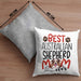 Australian Shepherd Mom Besitzerin Kissen mit Füllung 40x40 Geschenk Lustiger Spruch Geschenkidee Besitzerin Australian Shepherd Mama (Grau) Grau Trendation