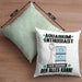 Aquarium-Enthusiast Kissen mit Füllung 40x40 Geschenk für Aquarium-Enthusiast Der Mann Der Alles Kann Geschenkidee zum Geburtstag (Grau) Grün Trendation