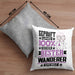 Wandern Geschenk Lustiger Spruch für Wandern Geschenkidee Bester Wandern Der WeltKissen mit Füllung 40x40 (Grau) Grau Trendation