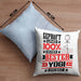 Yogi Geschenk Lustiger Spruch für Yogi Geschenkidee Bester Yogi Der WeltKissen mit Füllung 40x40 (Grau) Blau Trendation