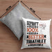 Triathlet Geschenk Lustiger Spruch für Triathlet Geschenkidee Bester Triathlet Der WeltKissen mit Füllung 40x40 (Grau) Grau Trendation