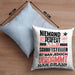 Schriftsteller Geschenk Kissen mit Füllung 40x40 Lustige Geschenkidee für Schriftsteller Geburtstag Niemand Ist Perfekt Aber Als Schriftsteller Ist Man Nah Dran (Grau) Blau Trendation