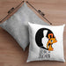 Kissen mit Füllung 40x40 mit Katzenmotiv - Erkenne die Zeichen Geschenk Spruch Geschenkidee (Grau) Grau Trendation